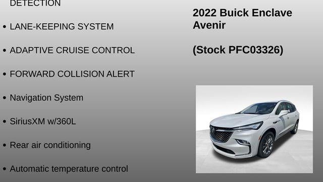 2022 Buick Enclave Avenir