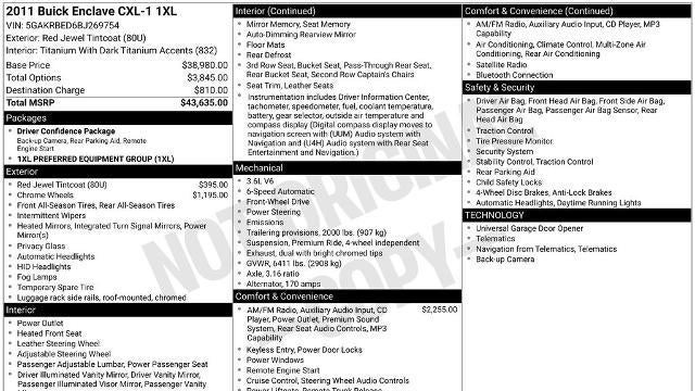 2011 Buick Enclave CXL-1