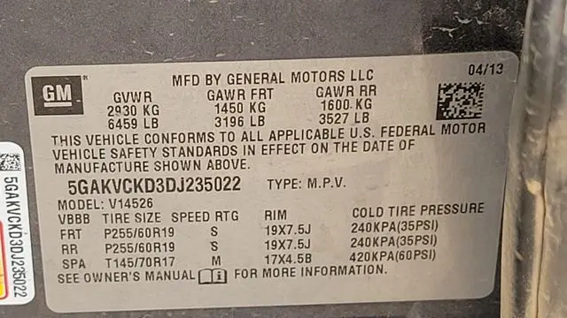 2013 Buick Enclave Leather