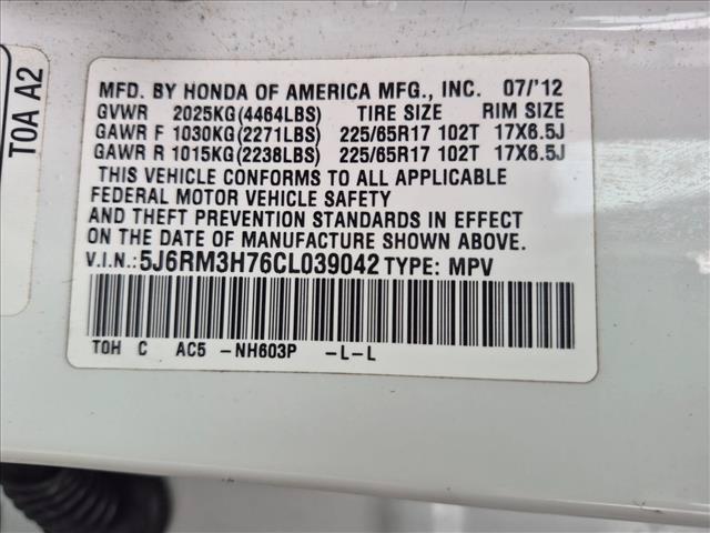2012 Honda CR-V - $11,500
