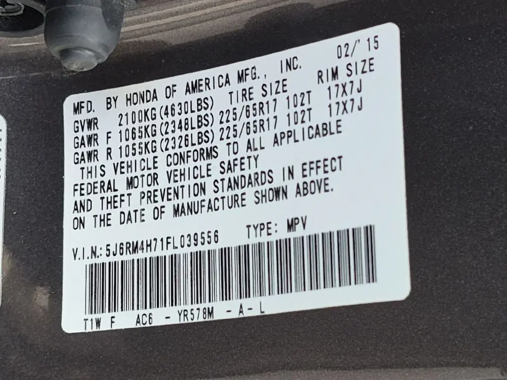 2015 Honda CR-V - $17,590
