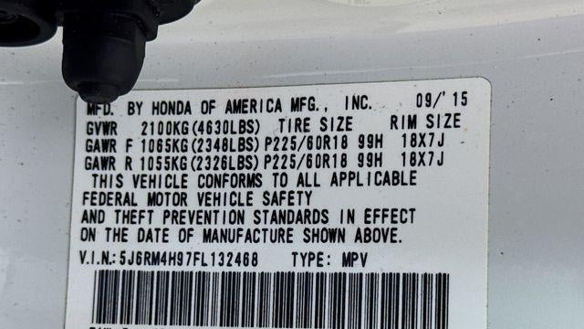 2015 Honda CR-V Touring