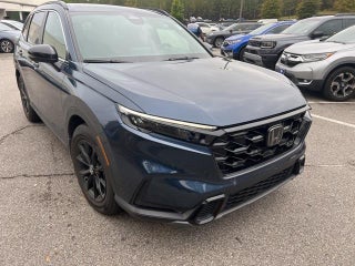 2024 Honda CR-V Hybrid with Canyon River Blue Metallic Exterior
