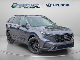 2024 Honda CR-V Hybrid with Lunar Silver Metallic Exterior