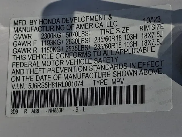 2024 Honda CR-V - $29,588