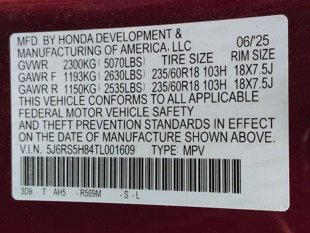 2026 Honda CR-V - $37,295
