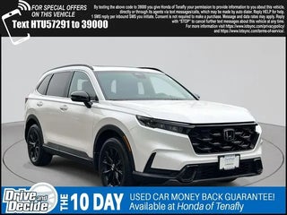 2024 Honda CR-V Hybrid with Platinum White Pearl Exterior