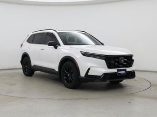 2025 Honda CR-V Hybrid with Platinum White Pearl Exterior
