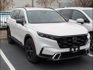 2025 Honda CR-V Hybrid with Platinum White Pearl Exterior