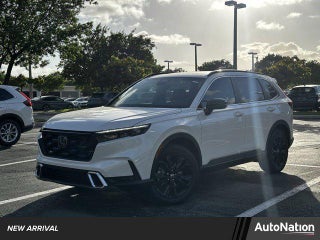 2026 Honda CR-V Hybrid with Platinum White Pearl Exterior