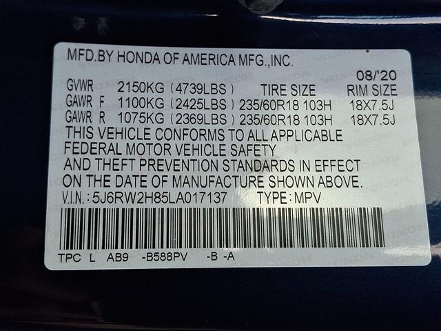2020 Honda CR-V - $26,025