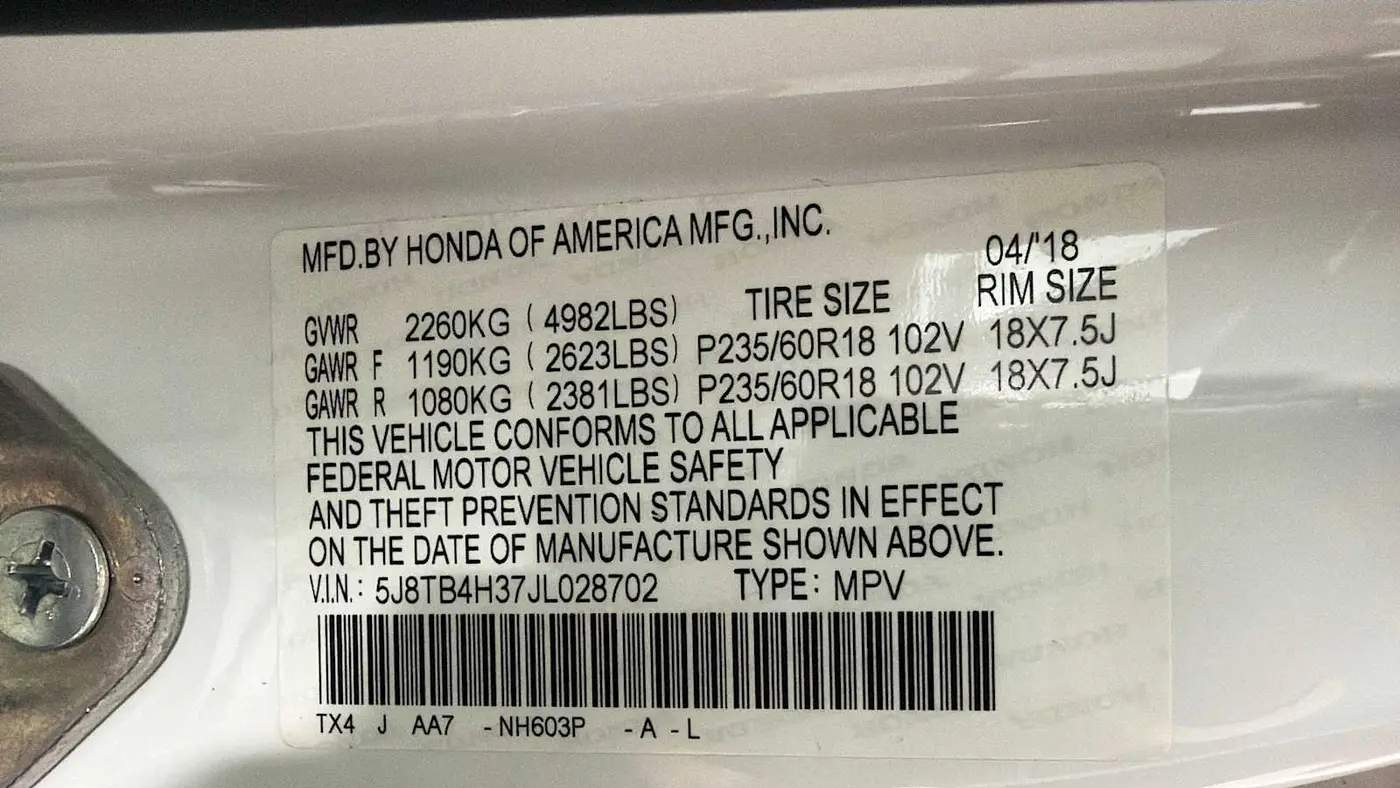 2018 Acura RDX Base
