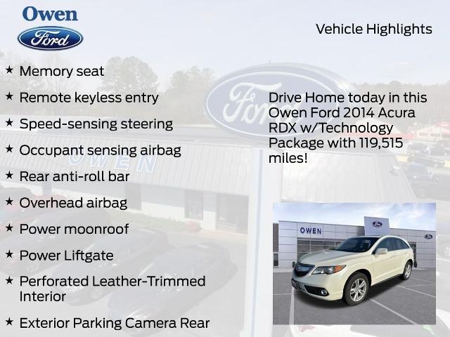 2014 Acura RDX - $12,854