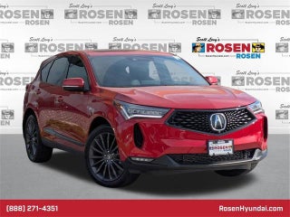 2024 Acura RDX with Performance Red Pearl Exterior