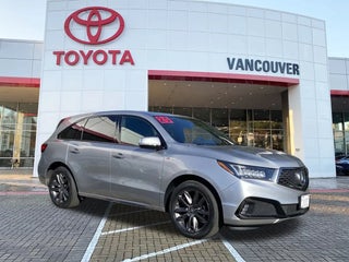 2020 Acura MDX with Lunar Silver Metallic Exterior