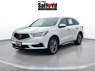 2017 Acura MDX with White Diamond Pearl Exterior