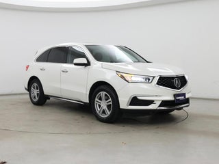 2019 Acura MDX with White Diamond Pearl Exterior
