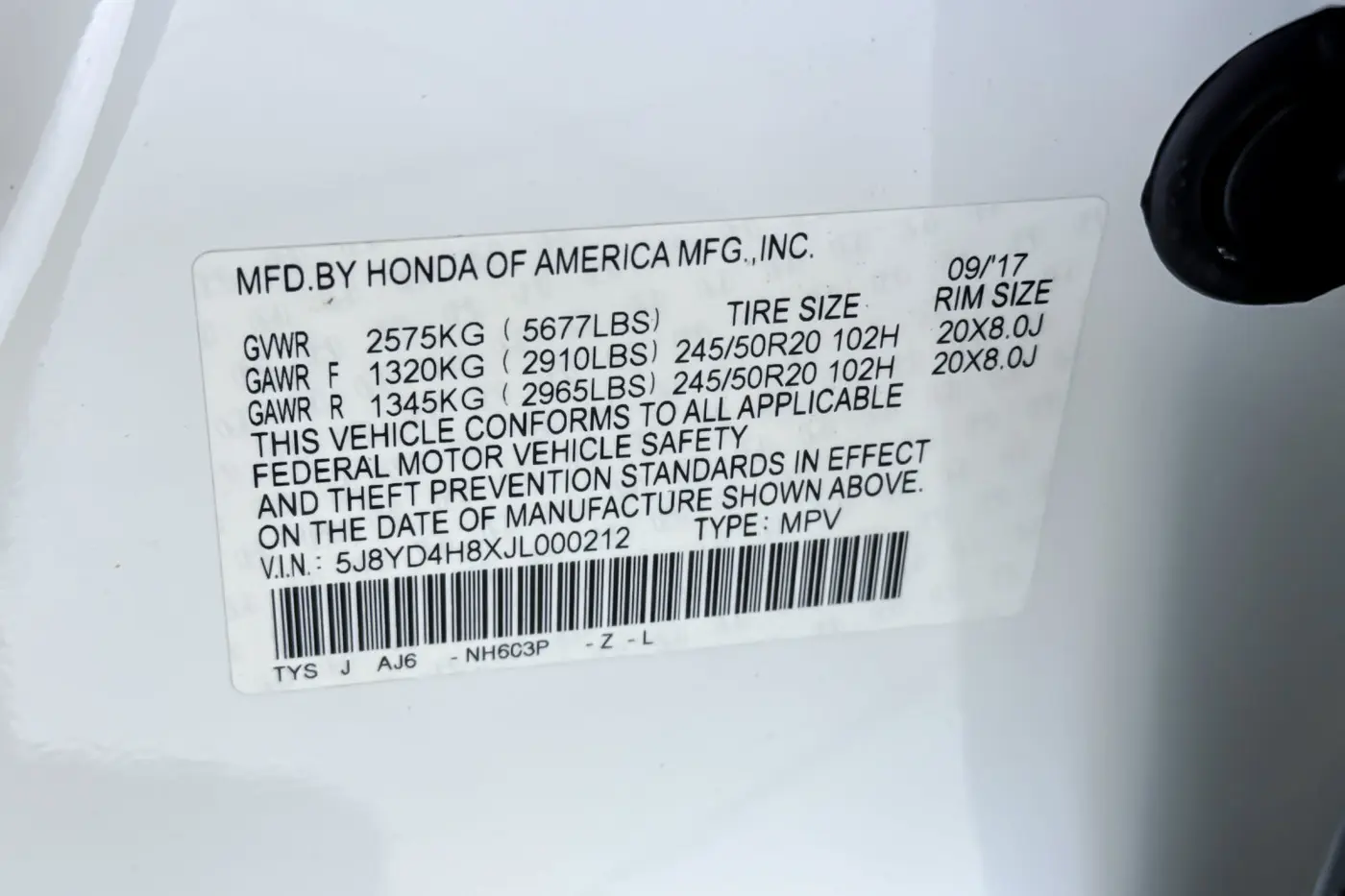 2018 Acura MDX - $16,777