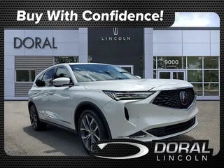 2022 Acura MDX with Platinum White Pearl Exterior