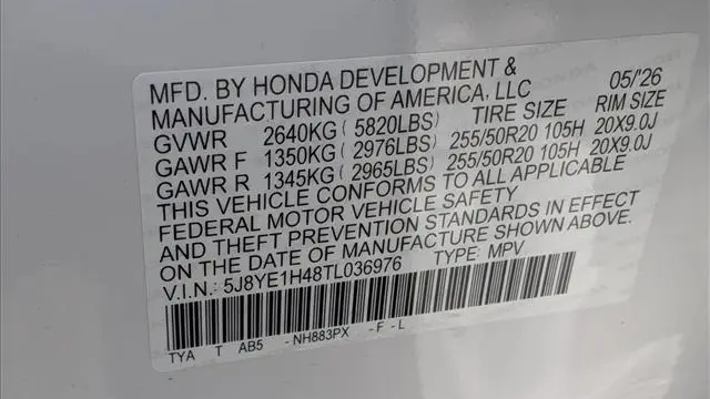 2026 Acura MDX SH-AWD w/Tech