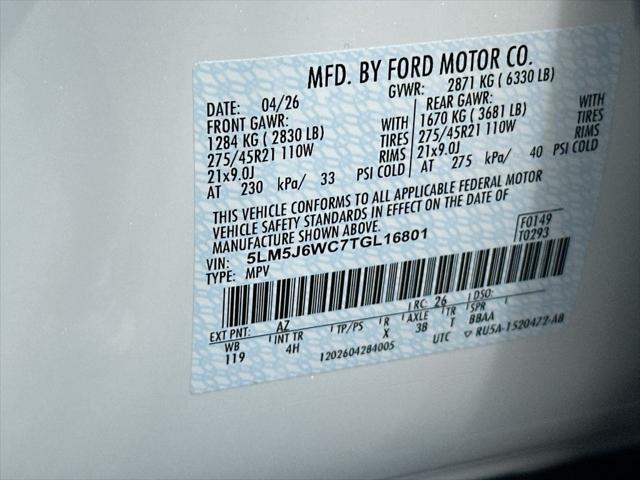 2026 Lincoln Aviator - $59,580