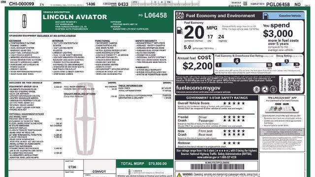 2023 Lincoln Aviator Reserve