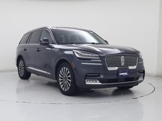 2021 Lincoln Aviator with Flight Blue Exterior