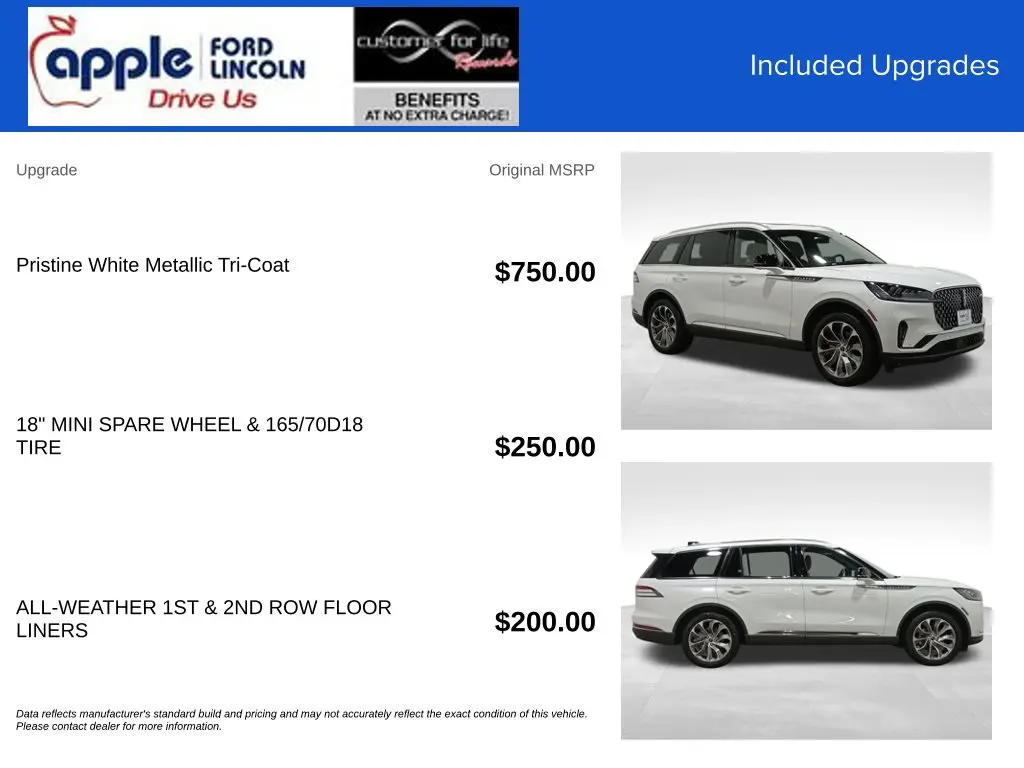 2026 Lincoln Aviator - $67,287