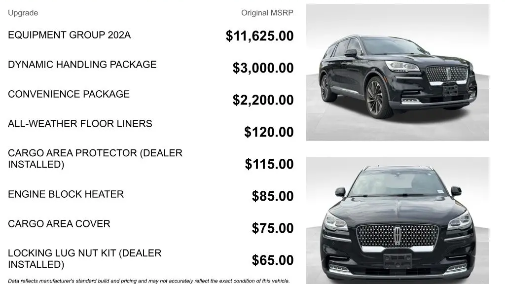 2020 Lincoln Aviator Reserve