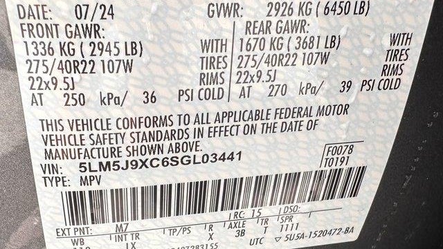 2025 Lincoln Aviator Black Label