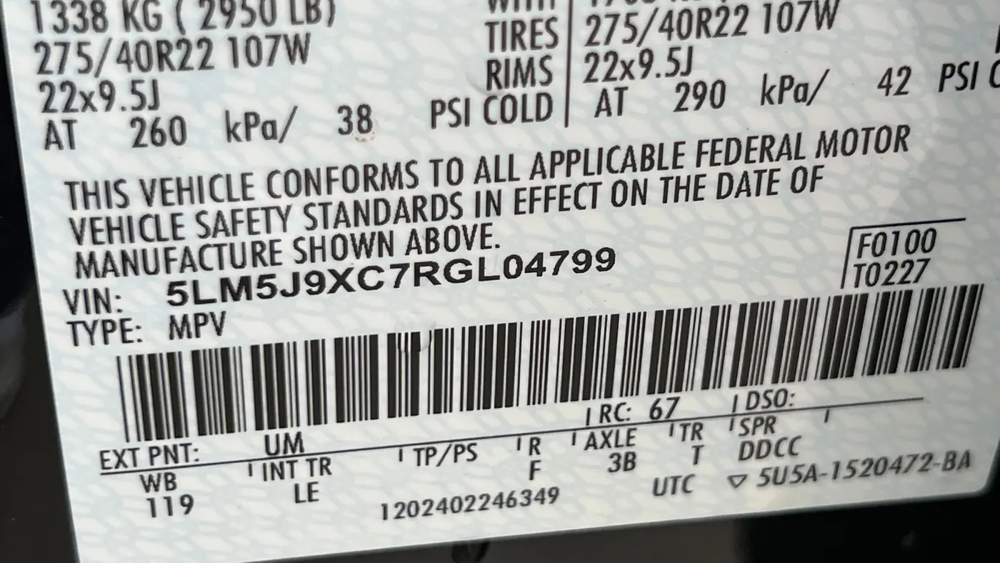 2024 Lincoln Aviator Black Label