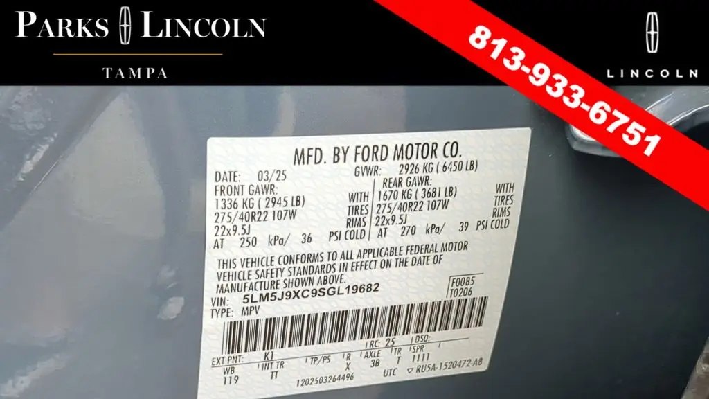2025 Lincoln Aviator Black Label
