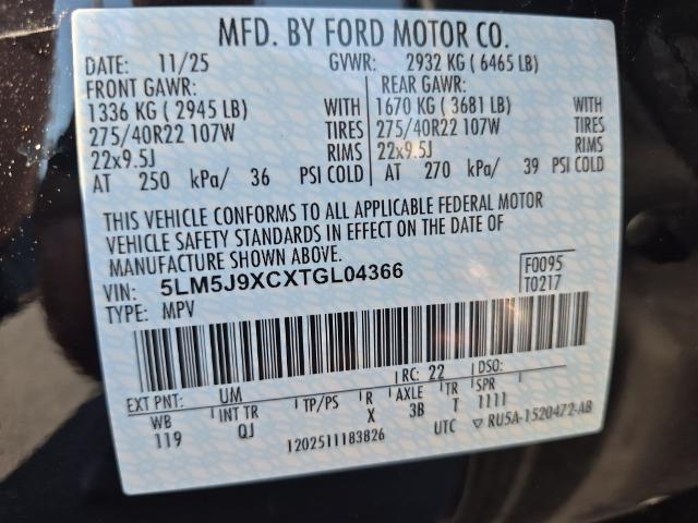 2026 Lincoln Aviator - $82,245