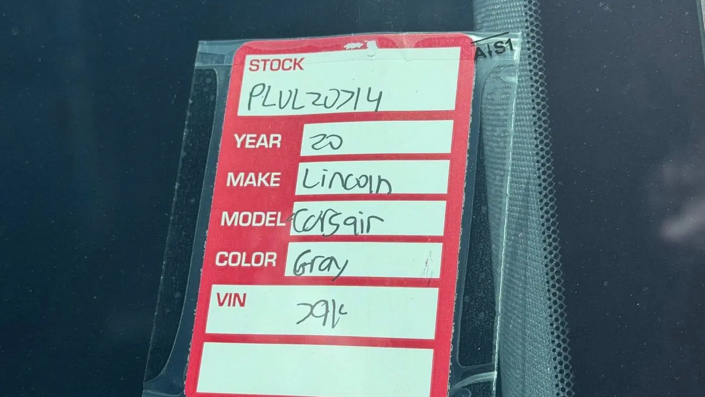 2020 Lincoln Corsair Standard