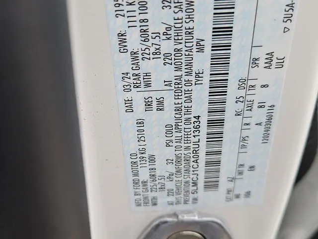2024 Lincoln Corsair - $31,990