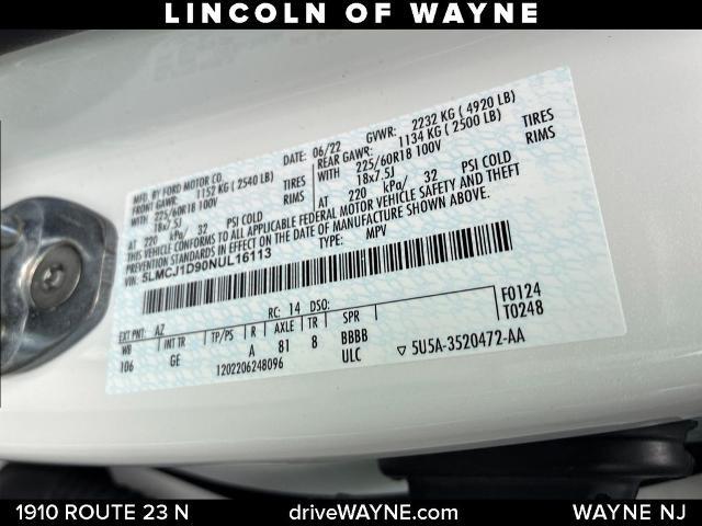 2022 Lincoln Corsair - $26,785
