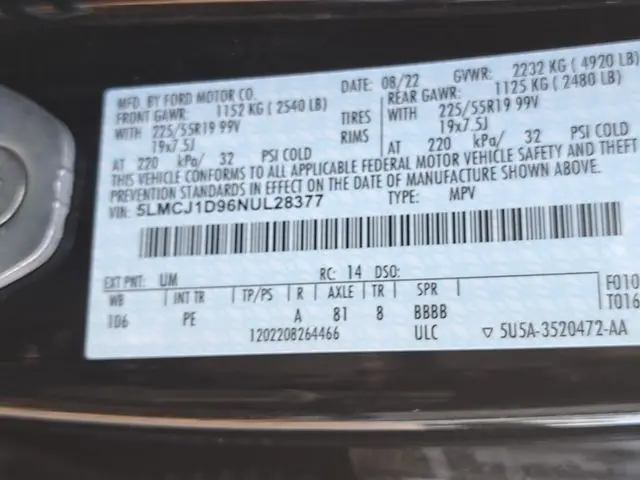 2022 Lincoln Corsair - $23,980