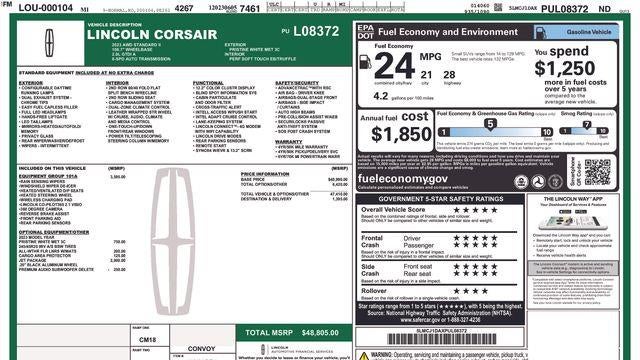 2023 Lincoln Corsair Standard