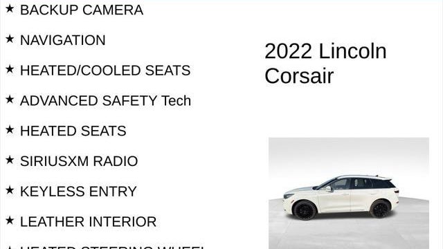 2022 Lincoln Corsair Reserve