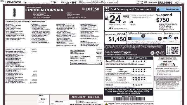 2022 Lincoln Corsair Reserve