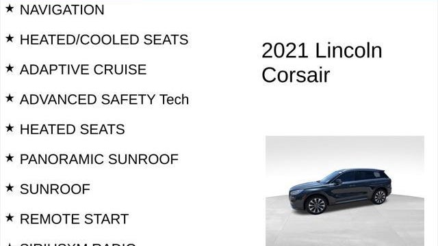 2021 Lincoln Corsair Reserve