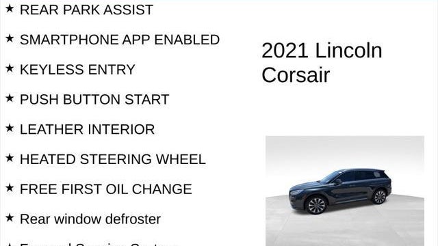 2021 Lincoln Corsair Reserve