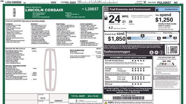 2023 Lincoln Corsair Reserve