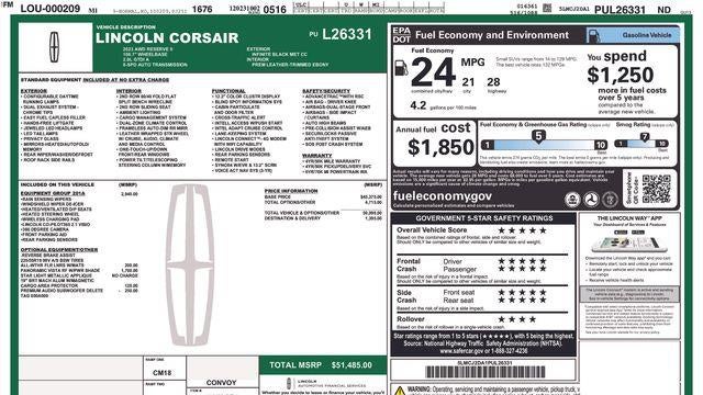 2023 Lincoln Corsair Reserve