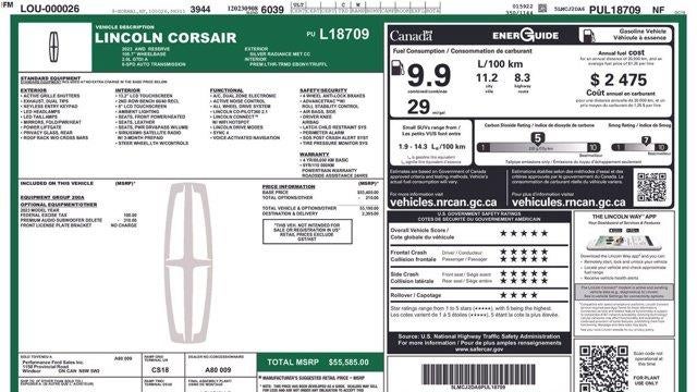 2023 Lincoln Corsair Reserve