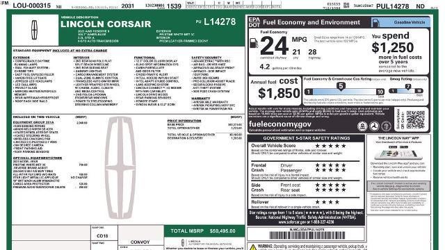 2023 Lincoln Corsair Reserve
