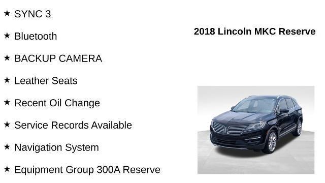 2018 Lincoln MKC Reserve