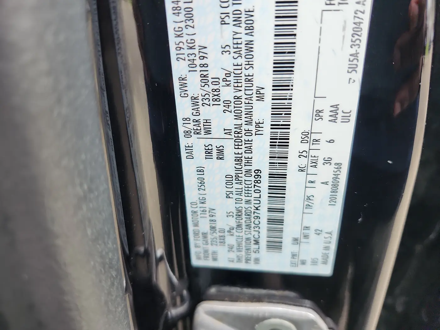 2019 Lincoln MKC - $14,500