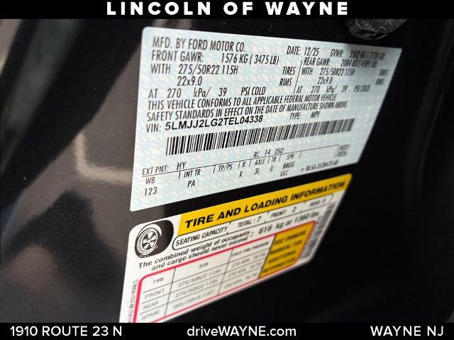 2026 Lincoln Navigator - $89,527