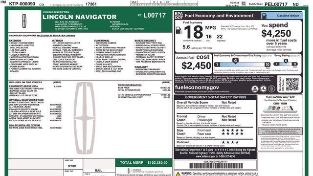 2023 Lincoln Navigator Reserve